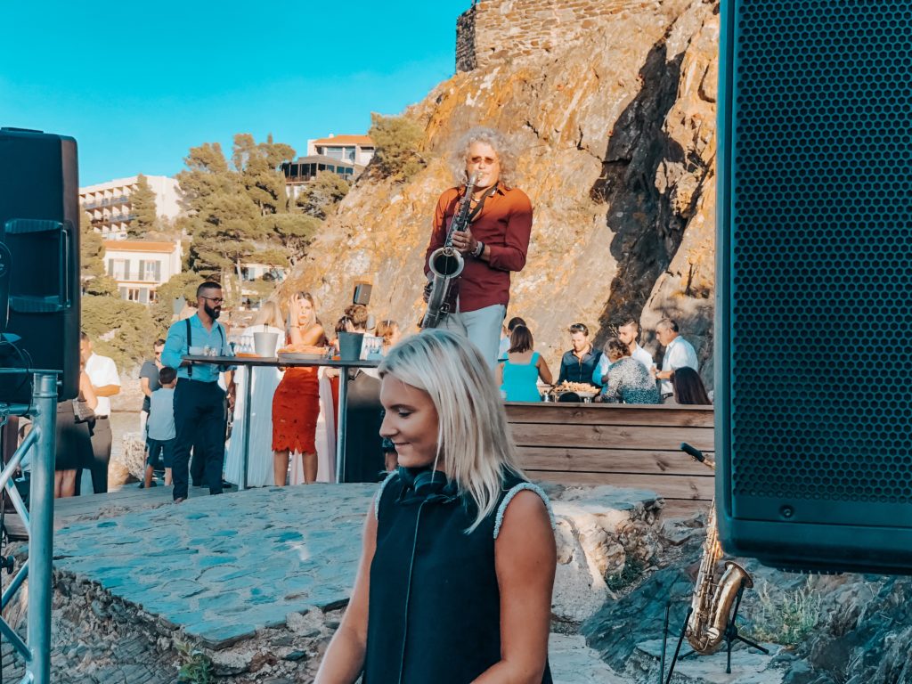 Private Party SHOW SAX & DJ Collioure Dj Laura Laffon