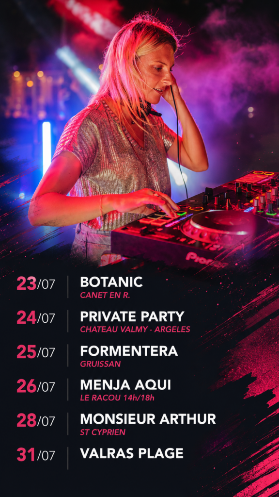 DJ LAURA LAFFON ÉTÉ 2026