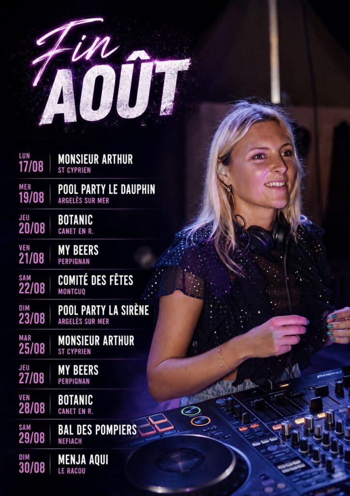 DJ LAURA LAFFON ÉTÉ 2026